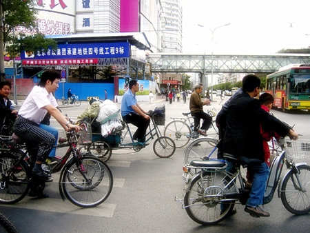 China by bicycle